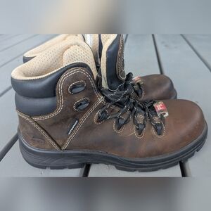 Avenger Woman's  Bown Work Boots Waterproof Slip Resistant Size 8.5